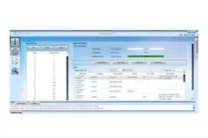 Vista CattronLink de la herramienta de software backend en una pantalla de ordenador