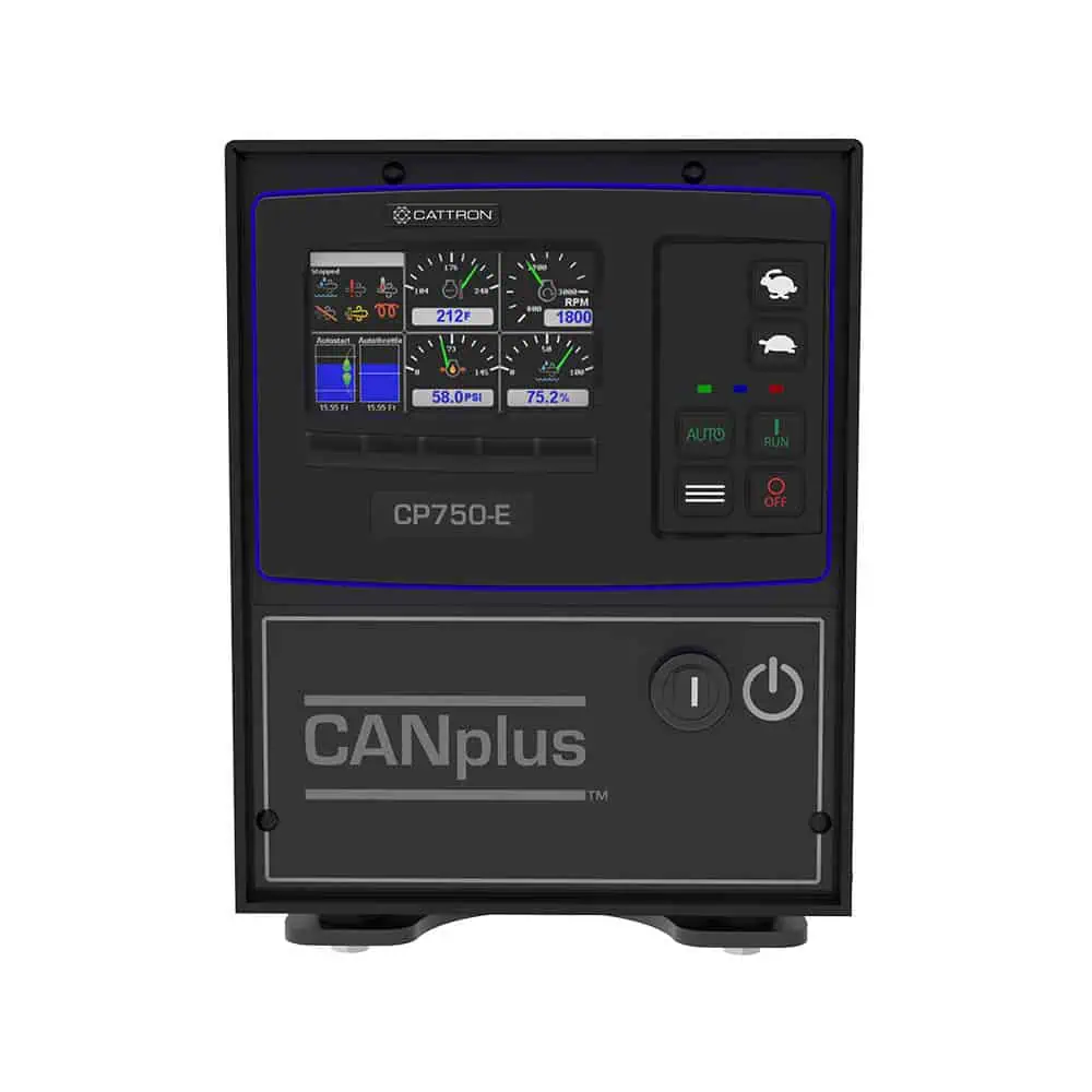 cattron canplus cp750-e engine control panel front view